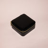 Black travel jewelry case