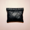 Black triple woven pouches set