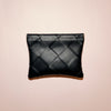 Black triple woven pouches set