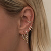 Bentley midi hoop earrings