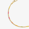 Flavin neon ball chain bracelet