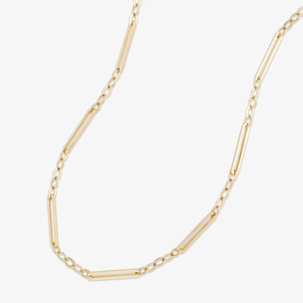 Shelby paperclip chain anklet