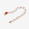 Krist lipstick pearl bracelet