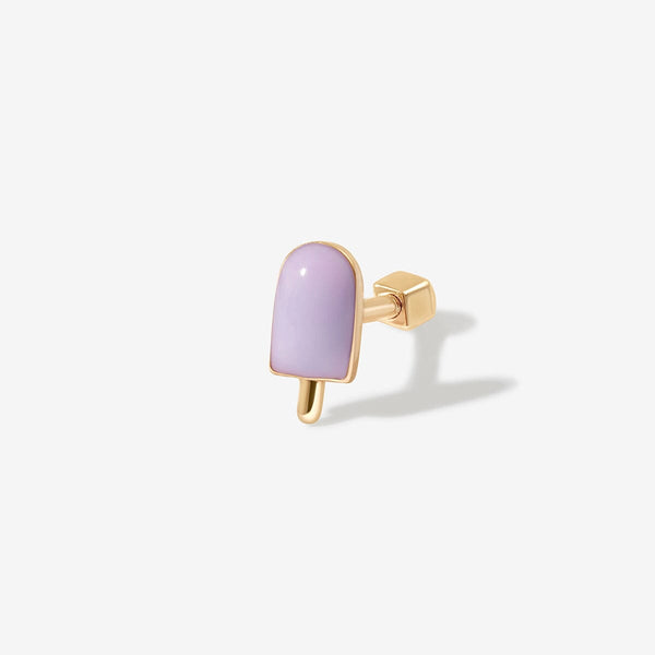 Lavender popsicle piercing