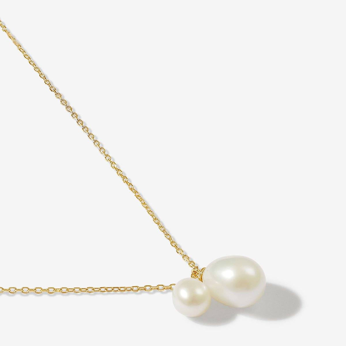 Gold Johnstone Pearl Necklace | Fine Jewelry | Adornmonde