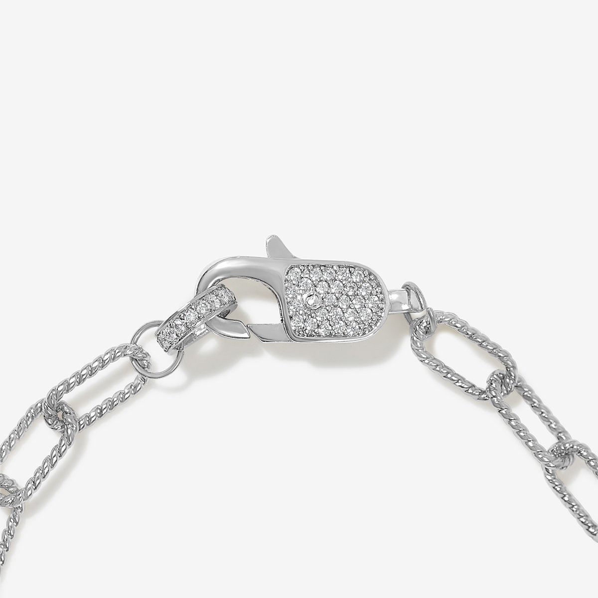 Ari Heart Delicate Chain Bracelet in Sterling Silver